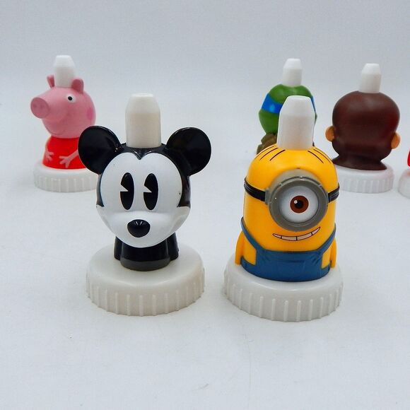 Good 2 Grow Juice Toppers Lot Of 14 Disney Princesses TMNT Paw Patrol Clifford - Picture 6 of 10